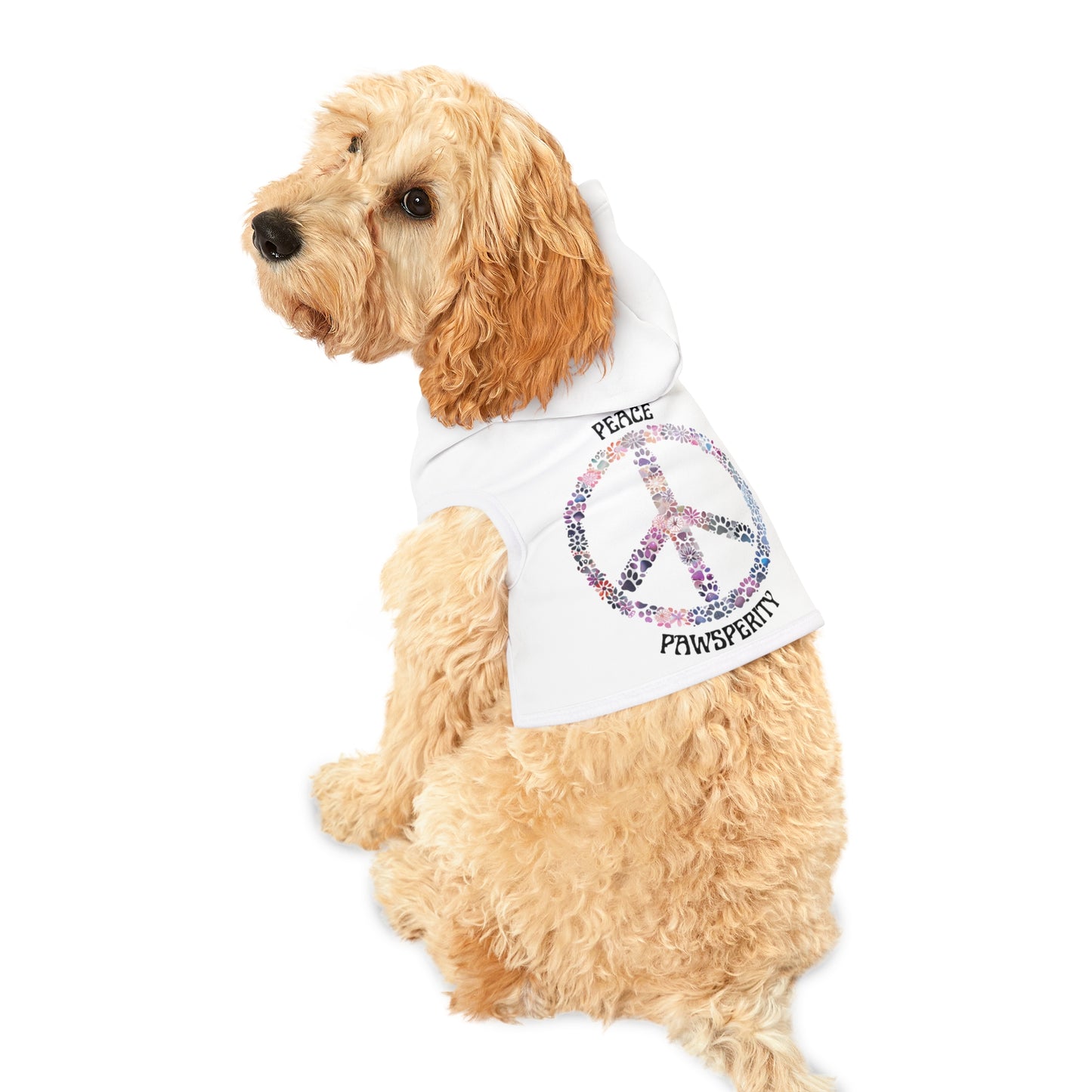 Designer Pet Hoodie -Peace