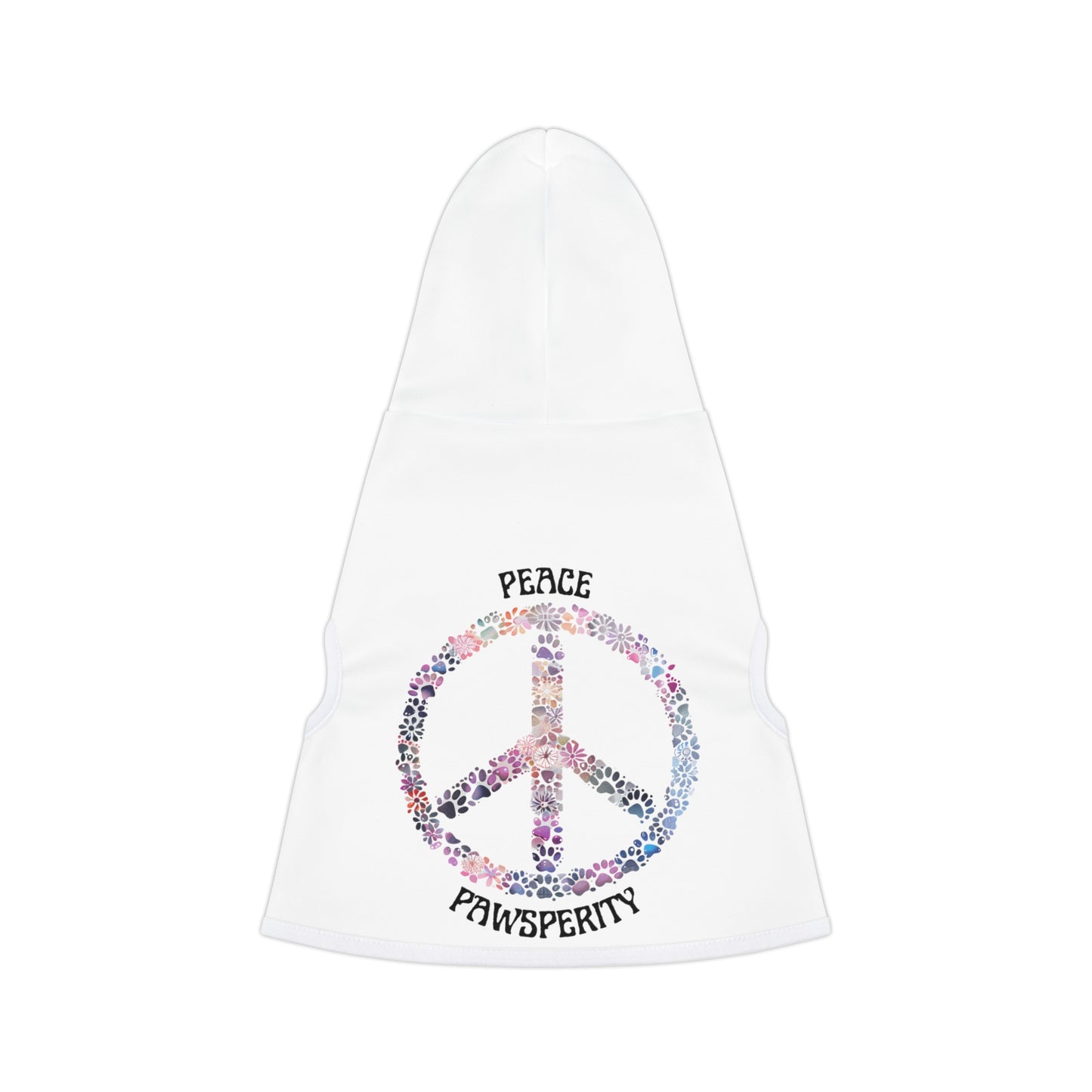 Designer Pet Hoodie -Peace