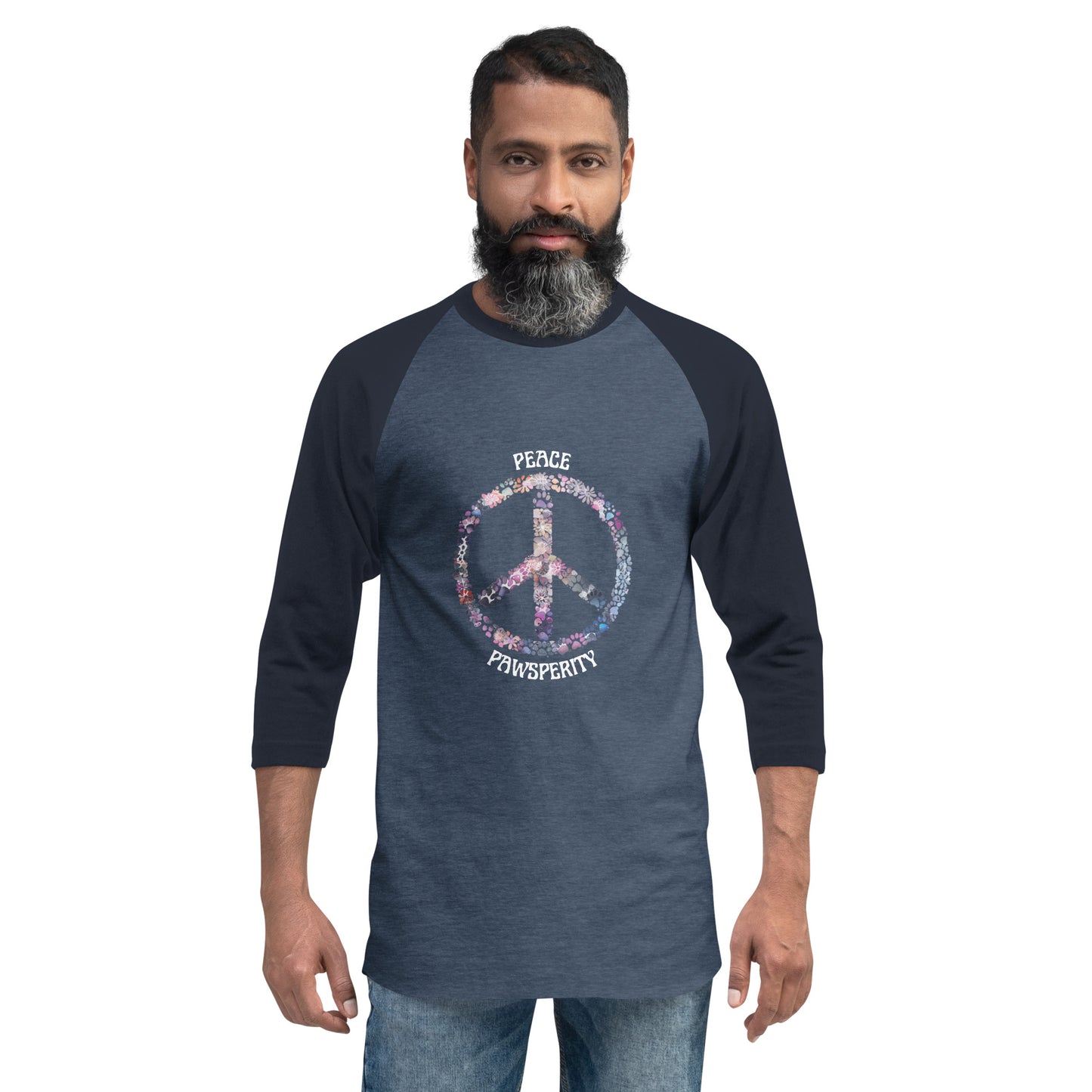 Men's 3/4 sleeve raglan shirt