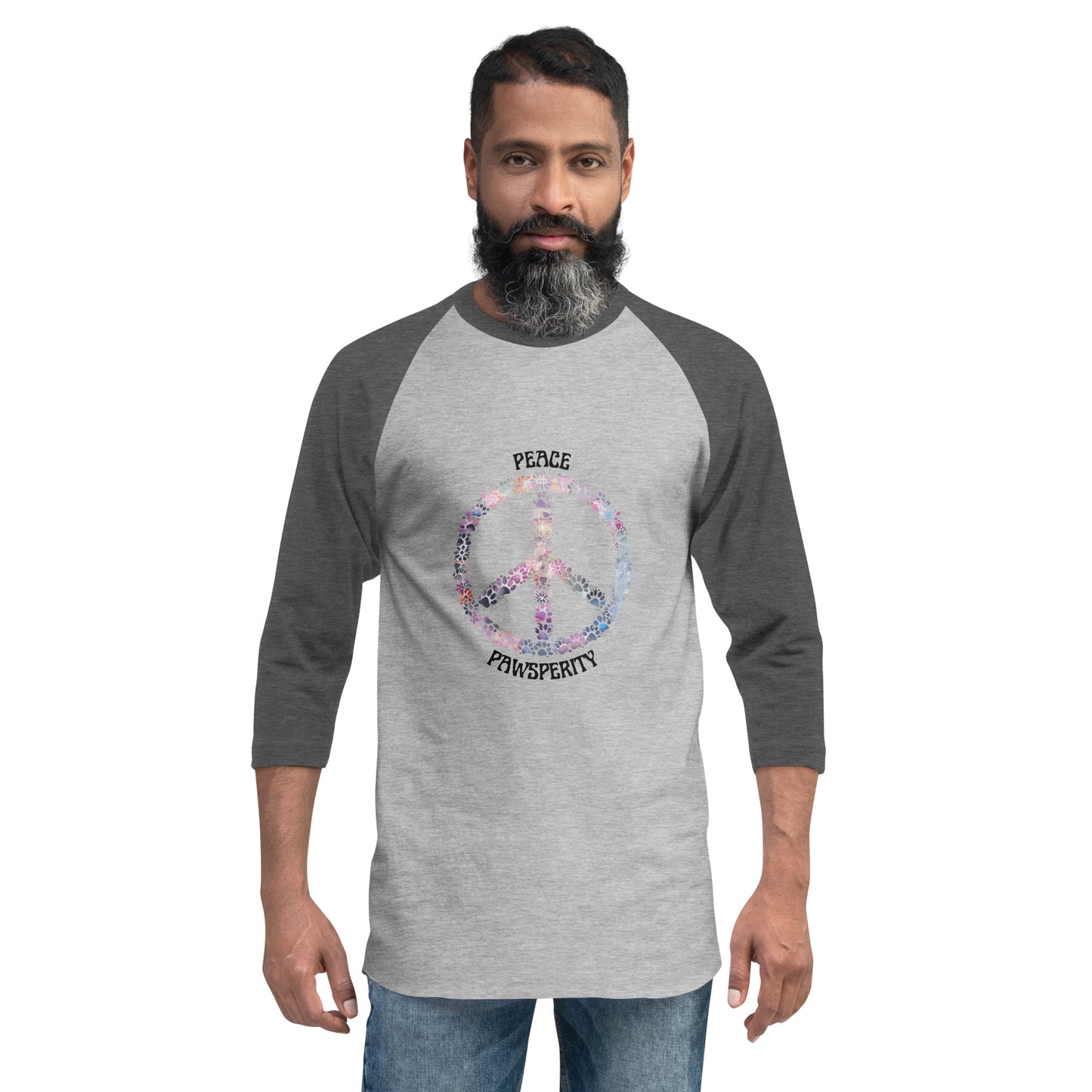 Men's 3/4 sleeve raglan shirt