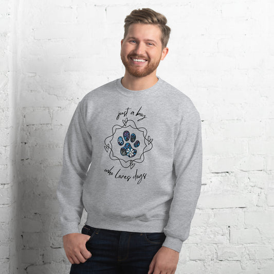 Men's Designer Sweatshirt-Just a Boy