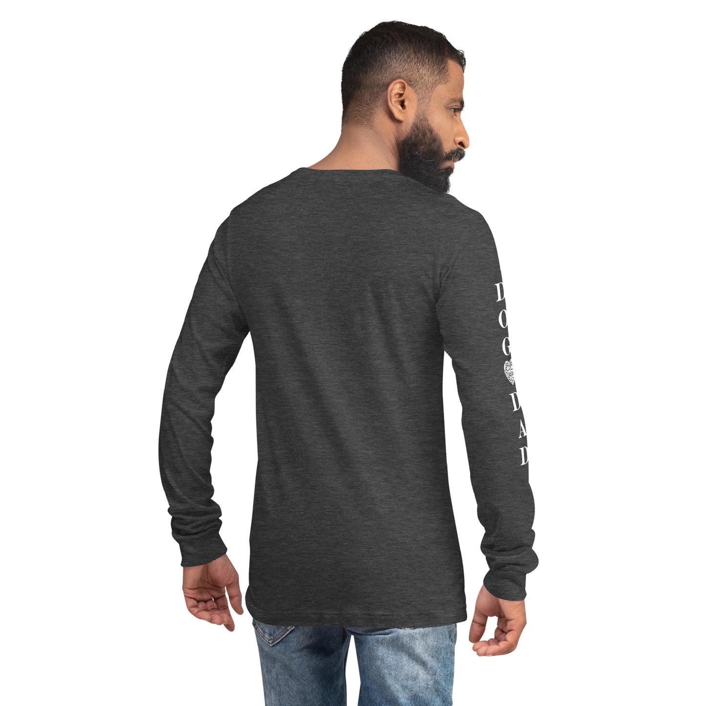 Men's Designer Long Sleeve Tee -Dog Dad