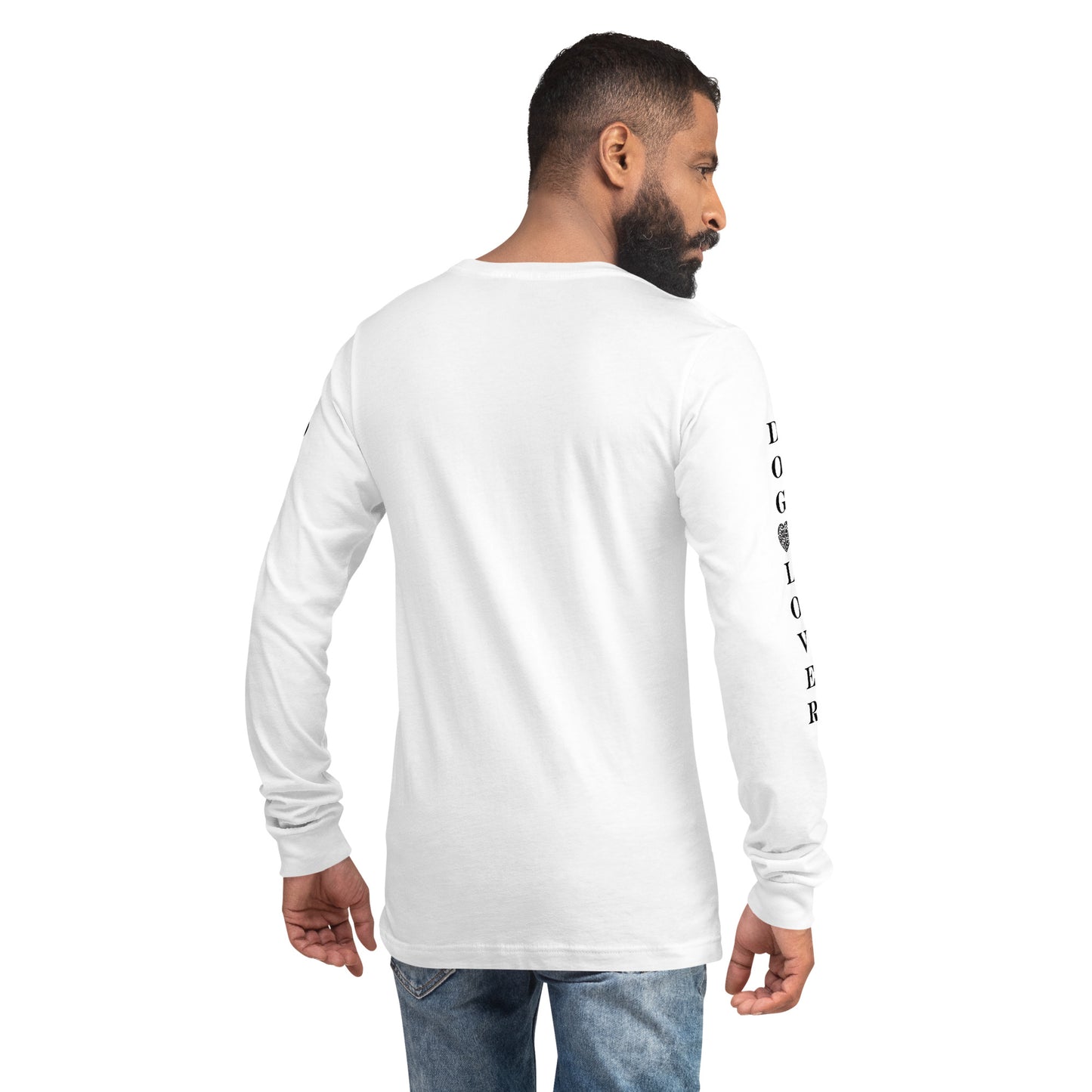 Men's Designer Long Sleeve Tee -Dog Lover