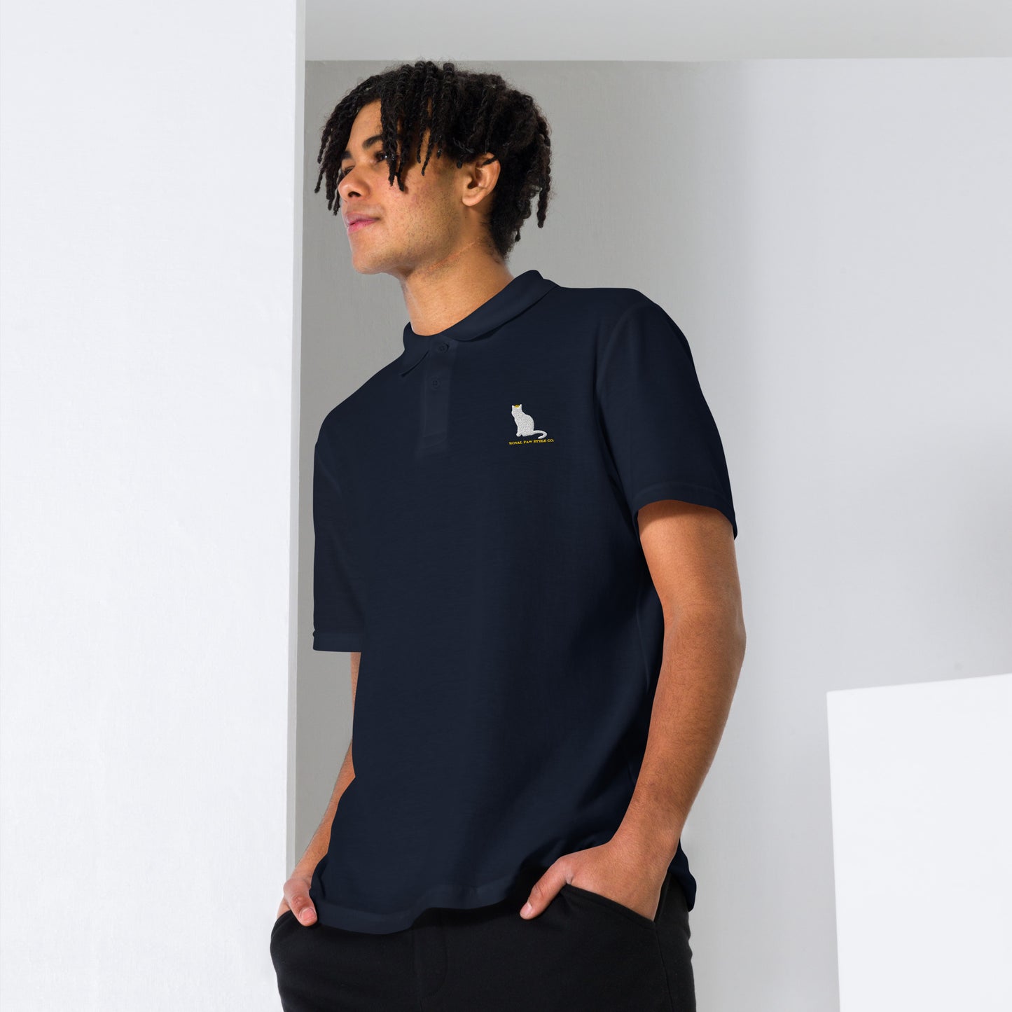 Men's pique polo shirt