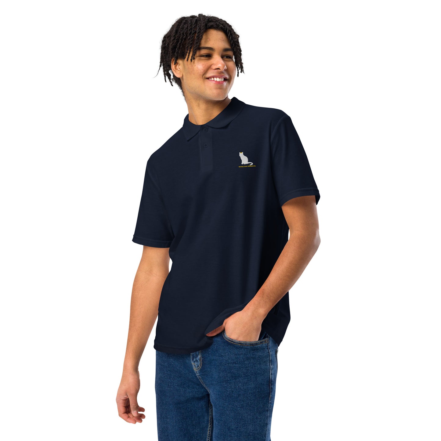 Men's pique polo shirt