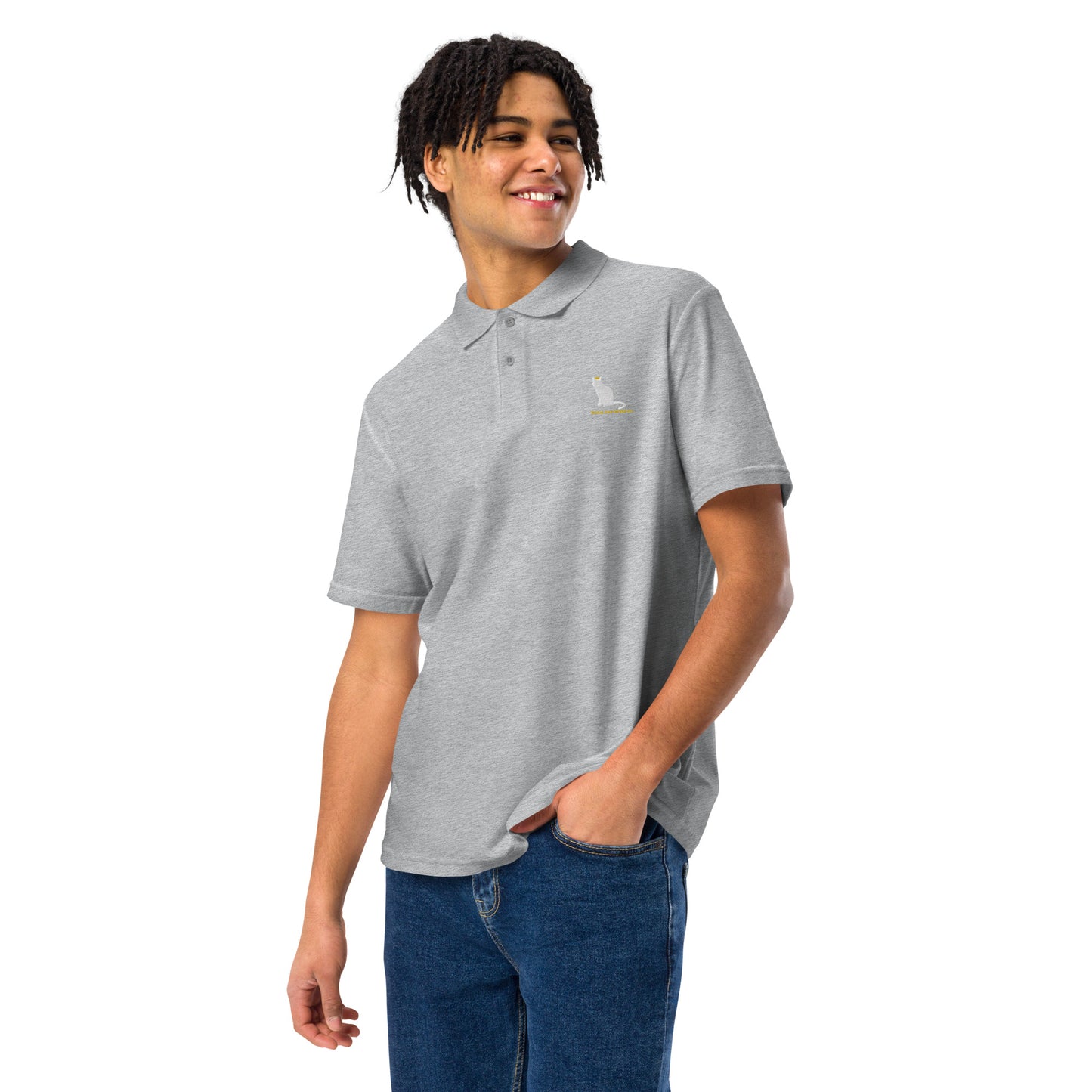 Men's pique polo shirt