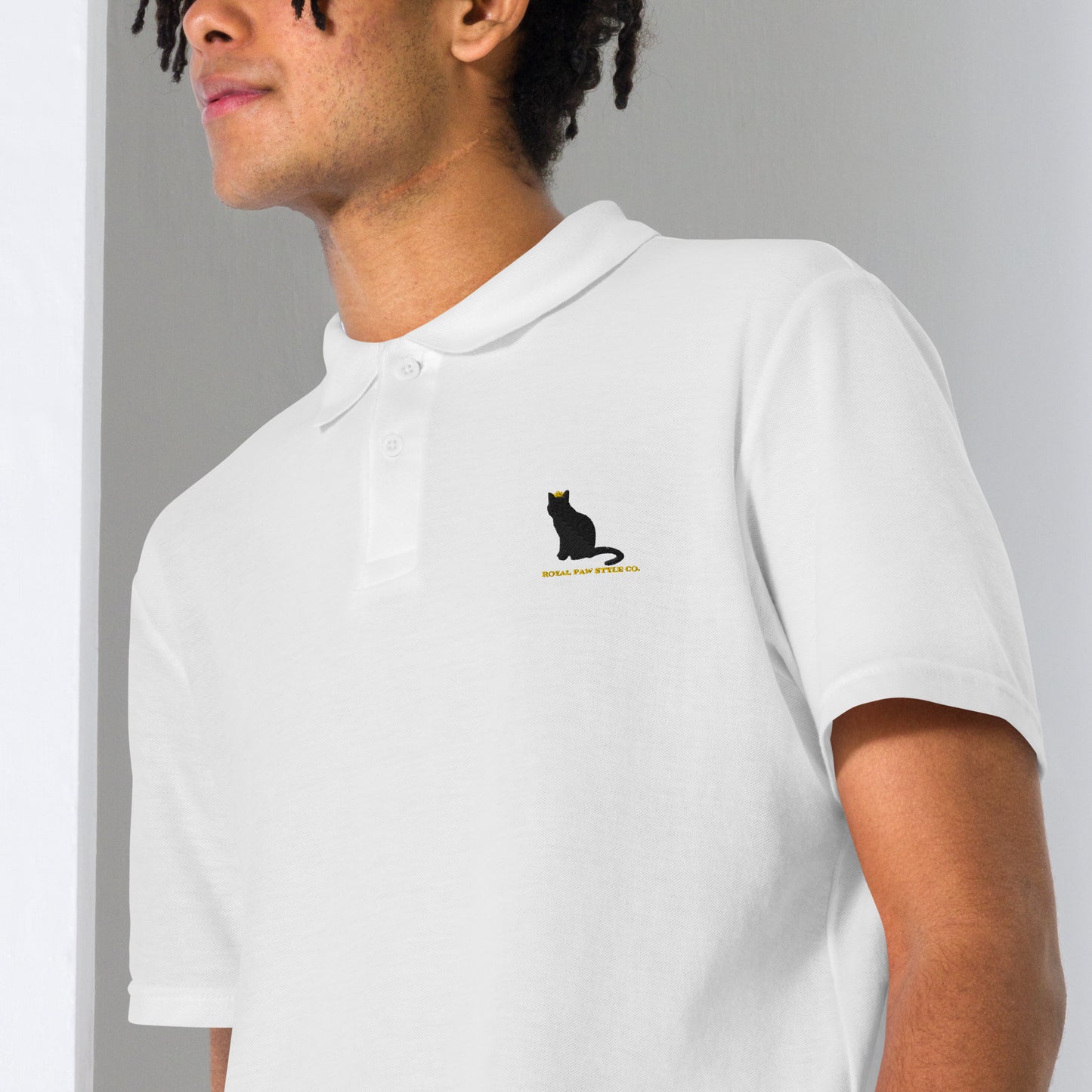 Men's pique polo shirt