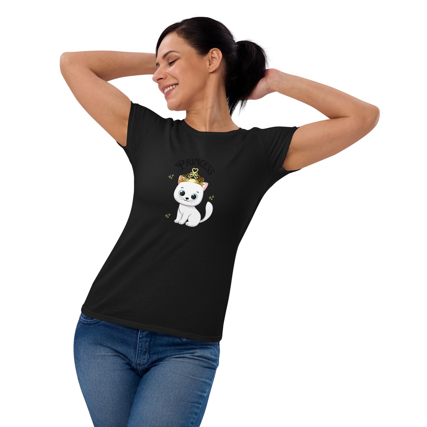 Women's short sleeve t-shirt-Princess