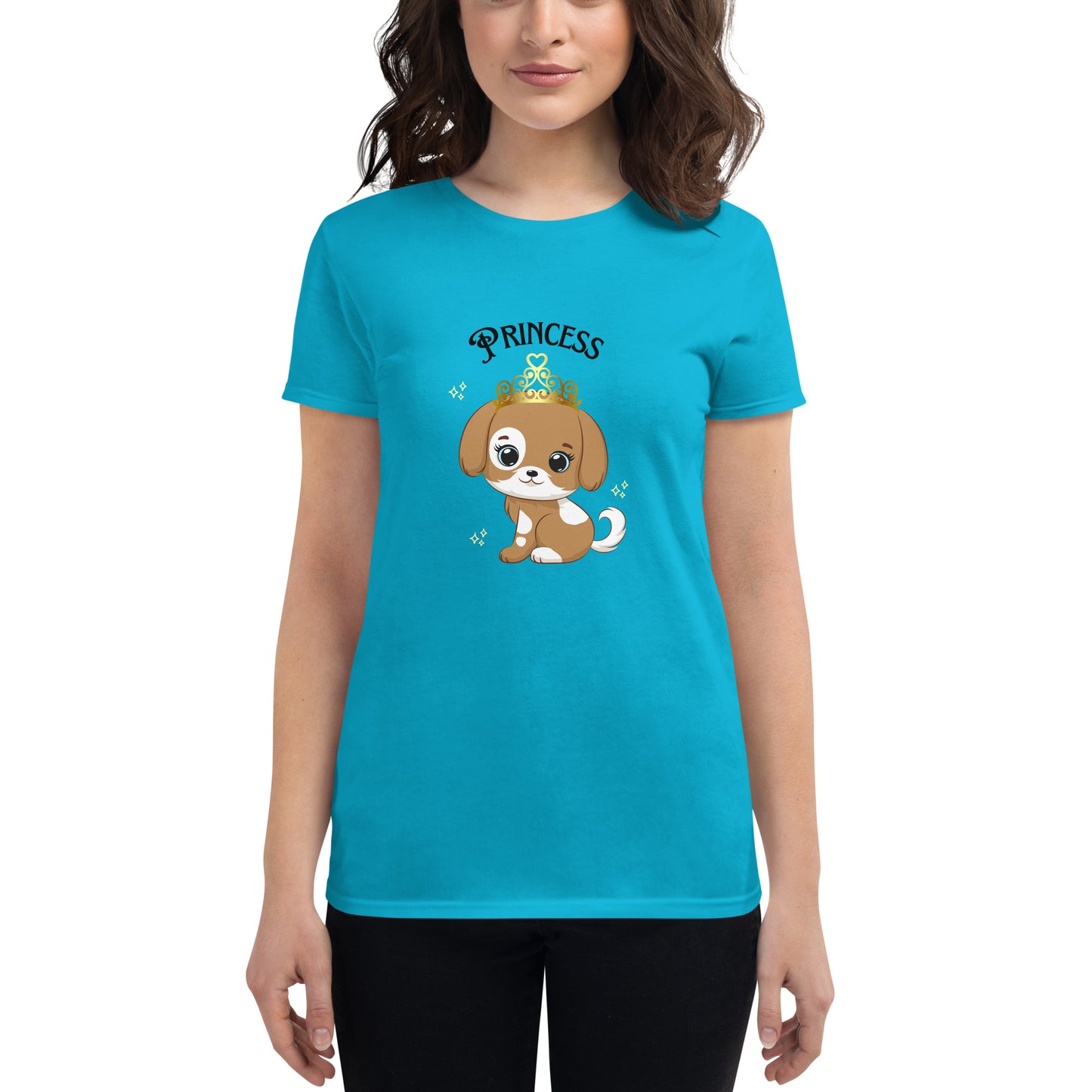 Women's short sleeve t-shirt-Princess