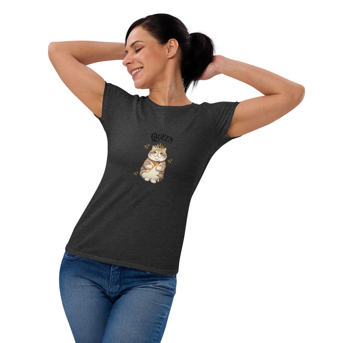 Women's short sleeve t-shirt-Queen