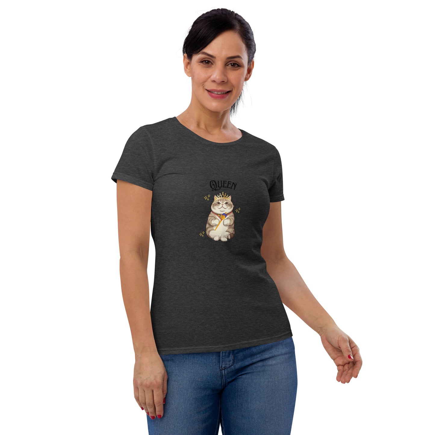 Women's short sleeve t-shirt-Queen