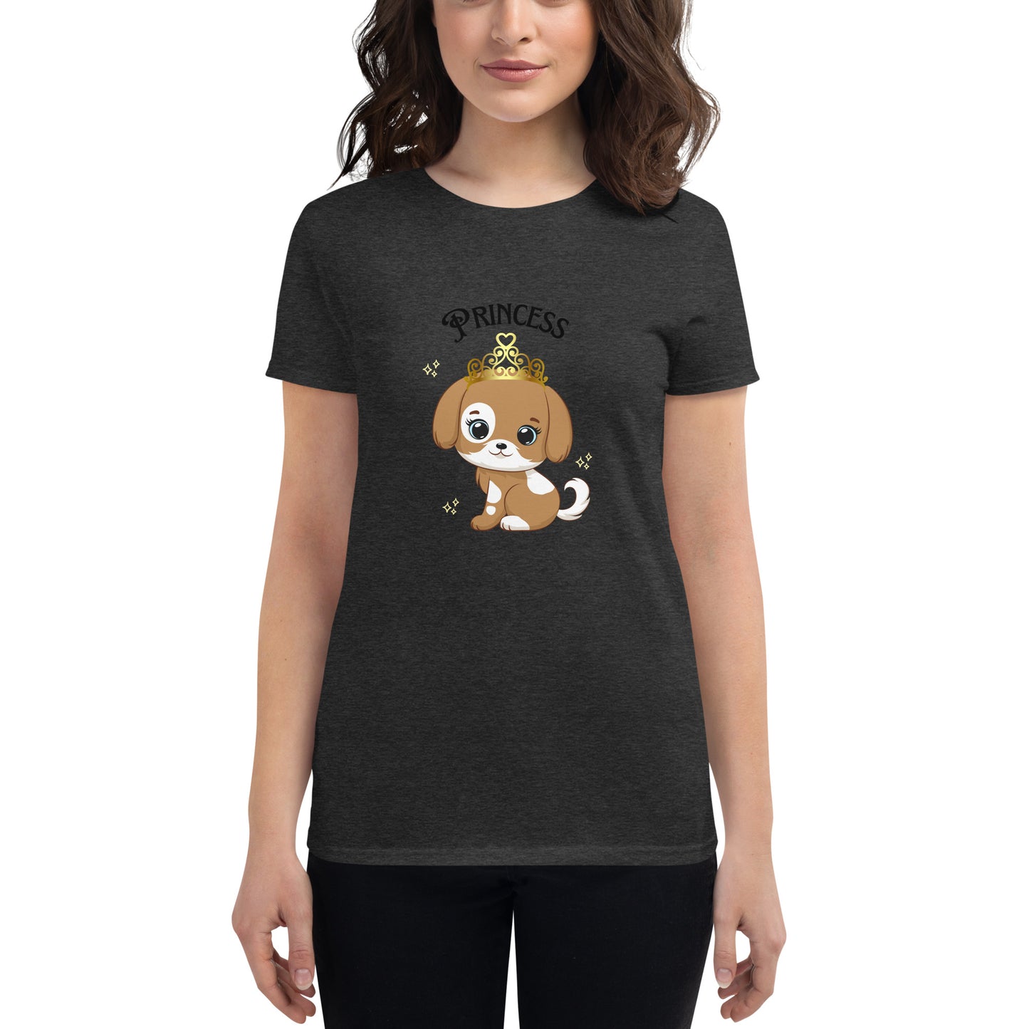 Women's short sleeve t-shirt-Princess