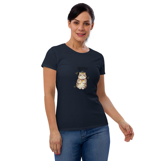 Women's short sleeve t-shirt-Queen