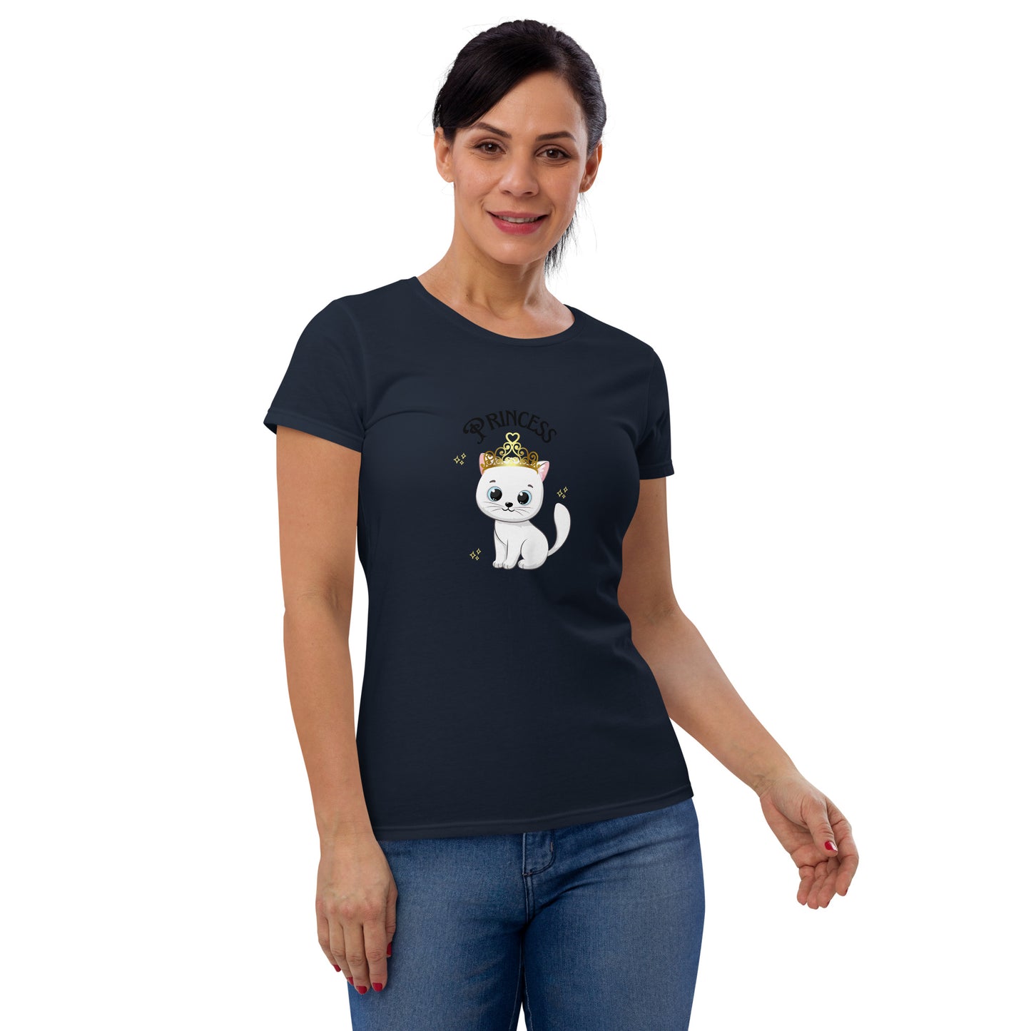 Women's short sleeve t-shirt-Princess