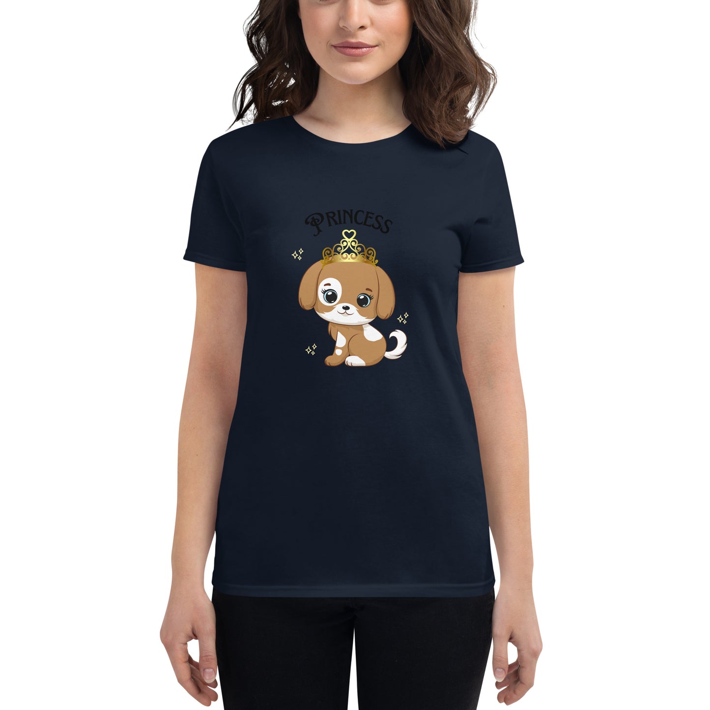 Women's short sleeve t-shirt-Princess