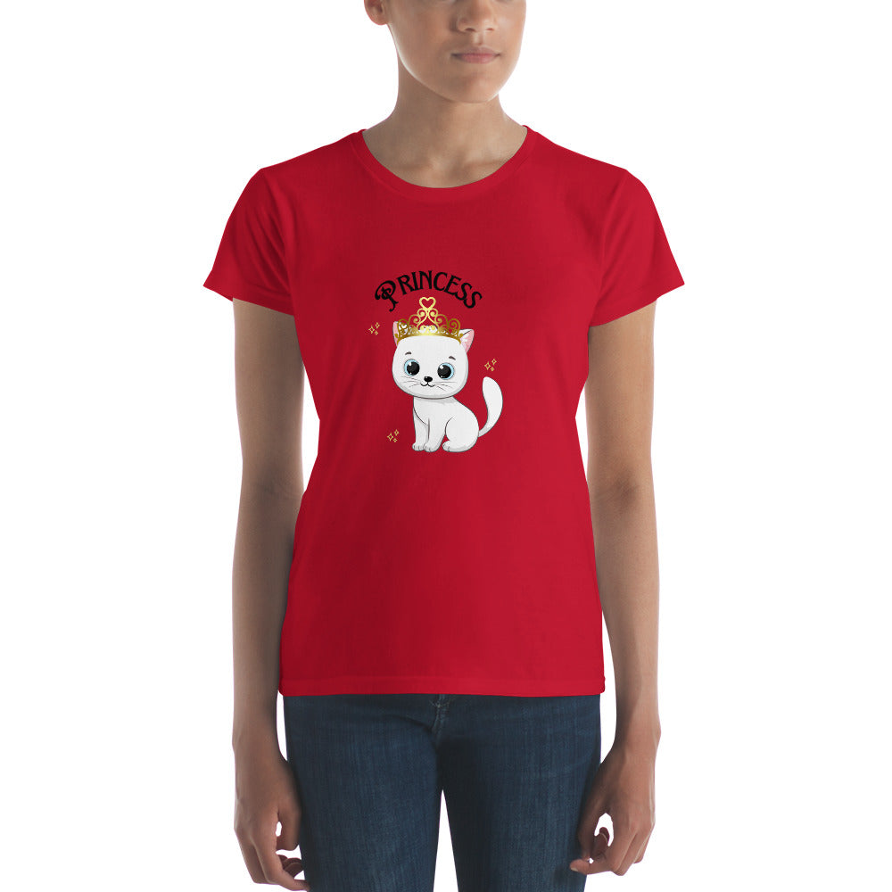 Women's short sleeve t-shirt-Princess