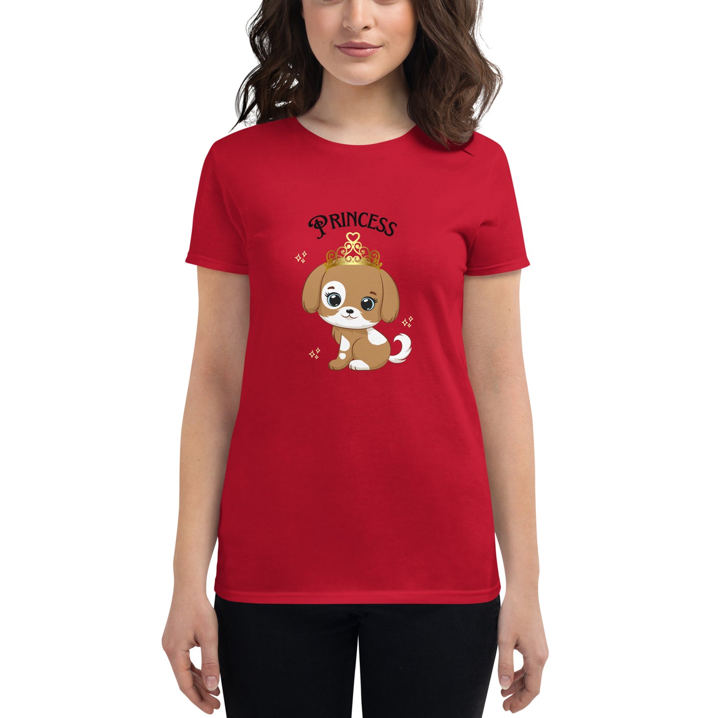 Women's short sleeve t-shirt-Princess