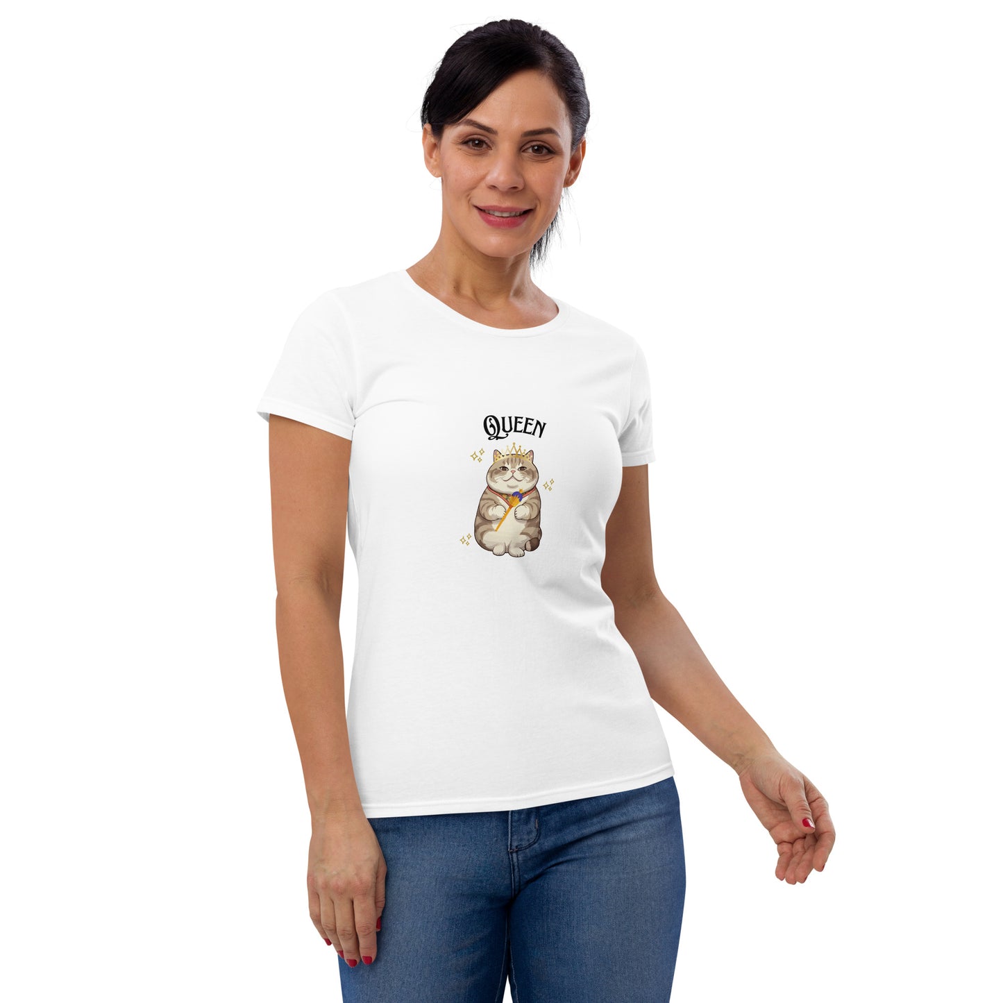 Women's short sleeve t-shirt-Queen