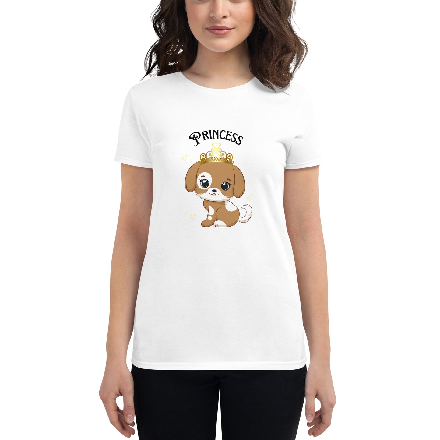 Women's short sleeve t-shirt-Princess